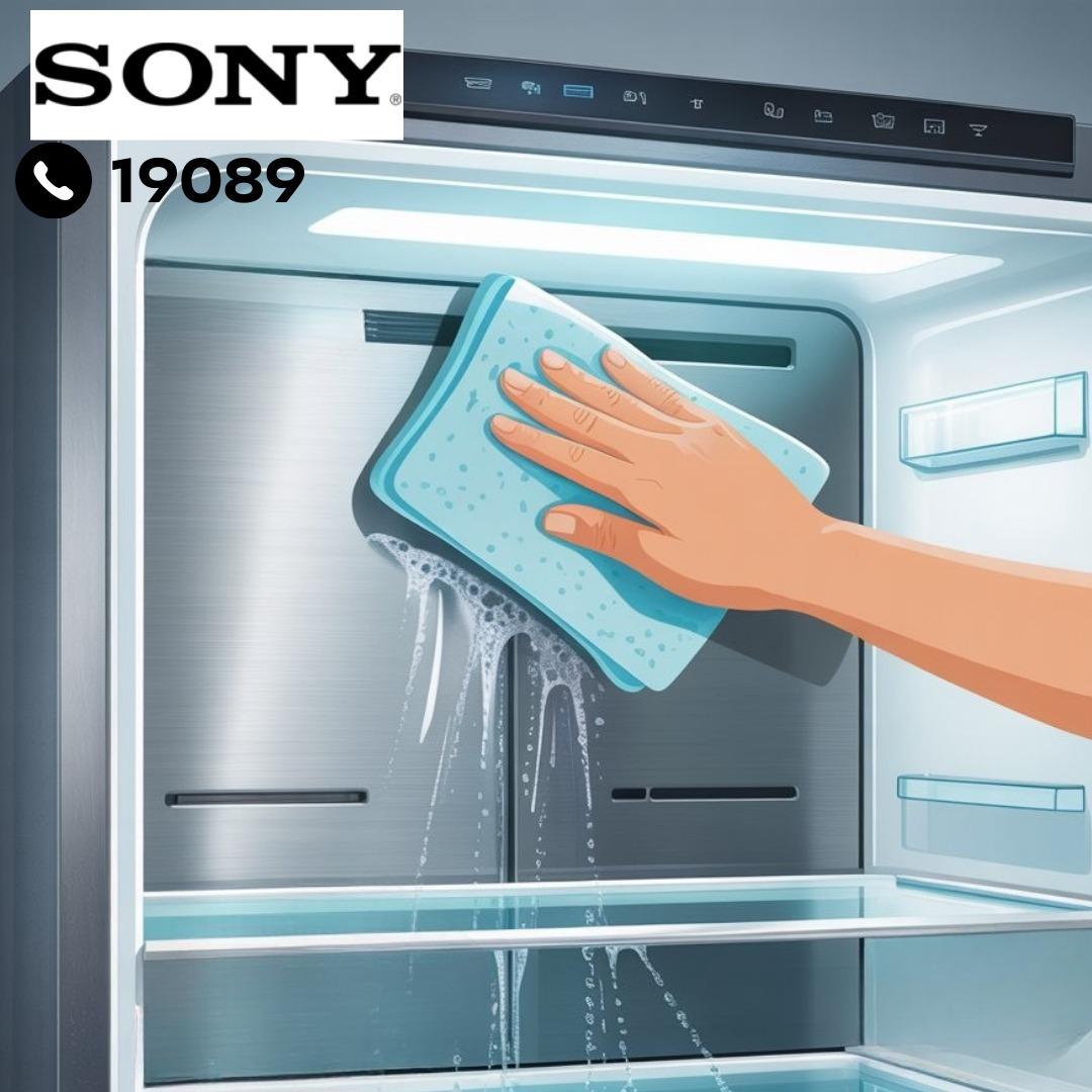 تنظيف الثلاجة سوني من الداخل تنظيف الثلاجة سوني من الداخل