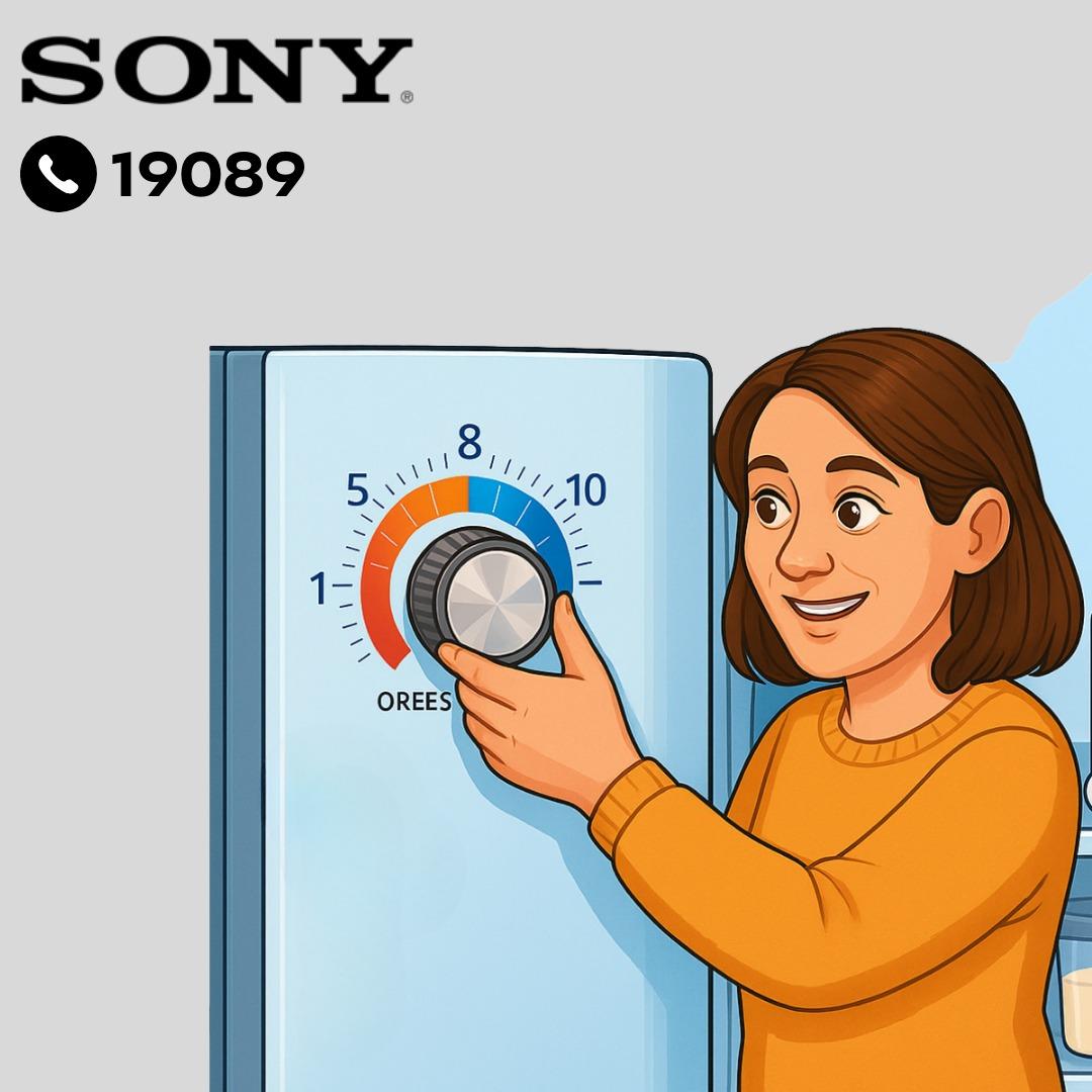 ضبط درجة حرارة ثلاجة سوني والفريزر ضبط درجة حرارة ثلاجة سوني والفريزر