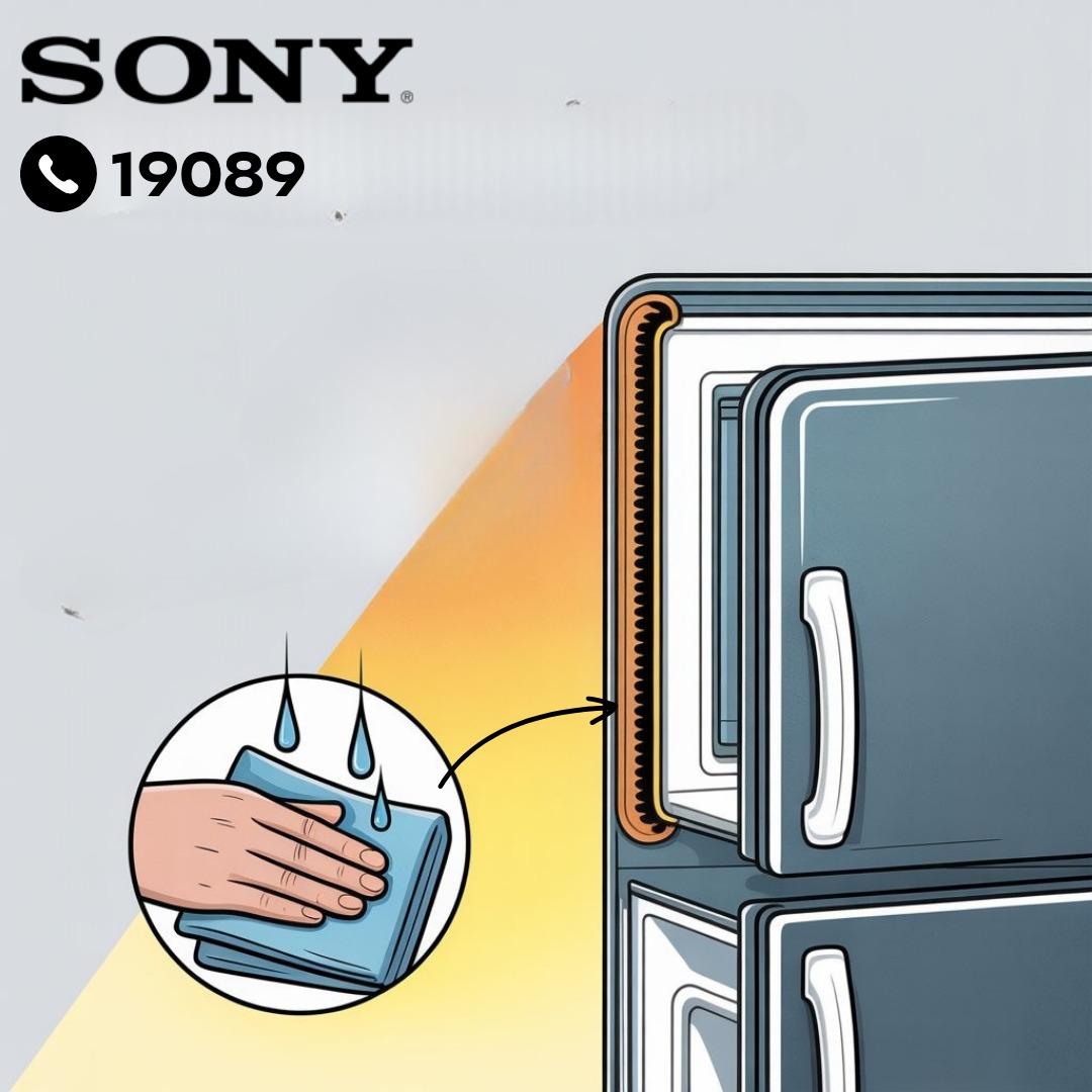 فحص جلدة باب الثلاجة سوني فحص جلدة باب الثلاجة سوني