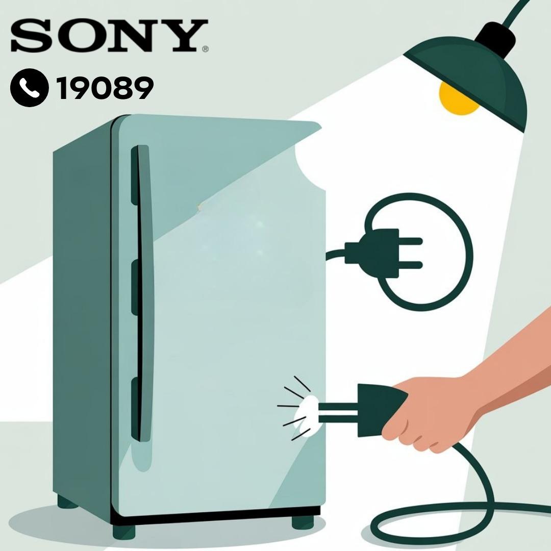 فصل ثلاجة سوني عن الكهرباء فصل ثلاجة سوني عن الكهرباء